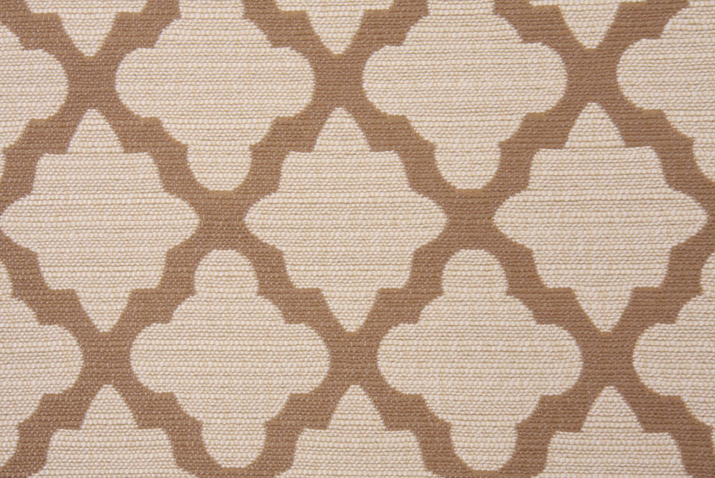 Robert Allen Casablanca Geo Upholstery Fabric in Toffee