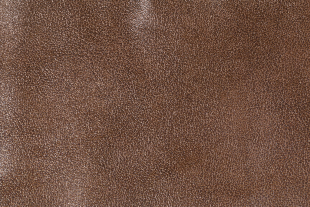Bonded leather Upholstery Fabric in Brown