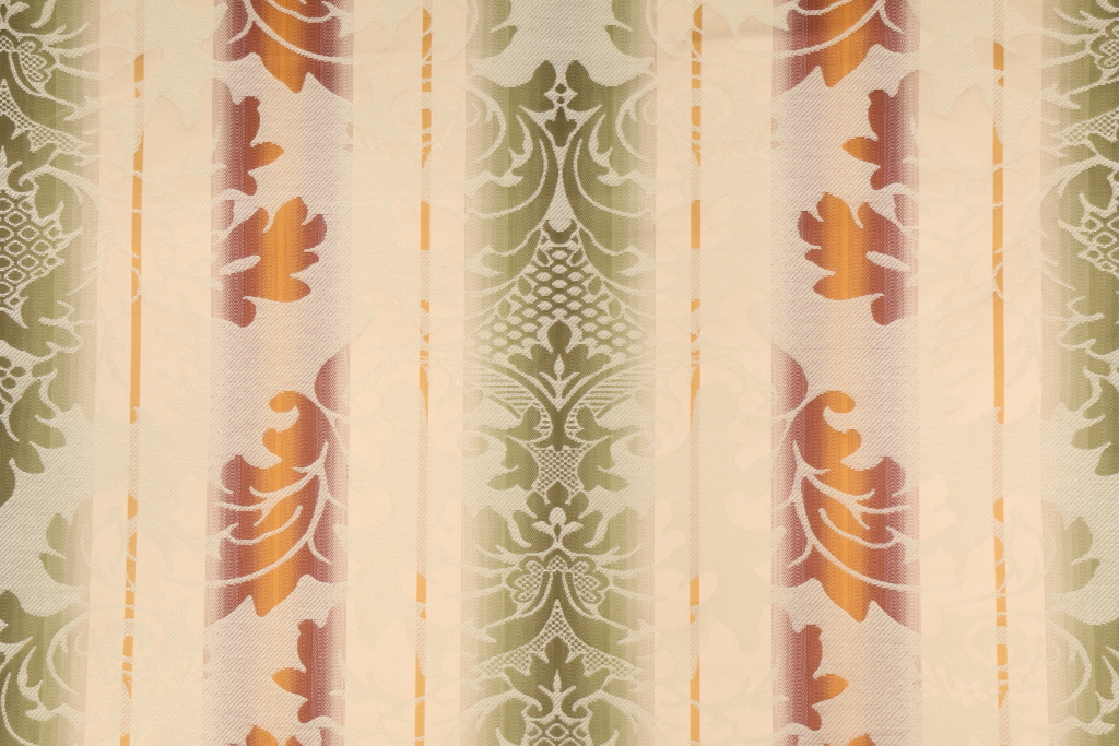 Beacon Hill Aiden Damask Woven Italian Made Upholstery Fabric in Olive