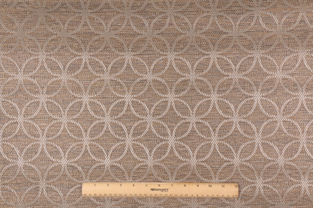 7.6 Yards Woven Vinyl Mesh & Olefin Sling Chair Outdoor Fabric in Natural