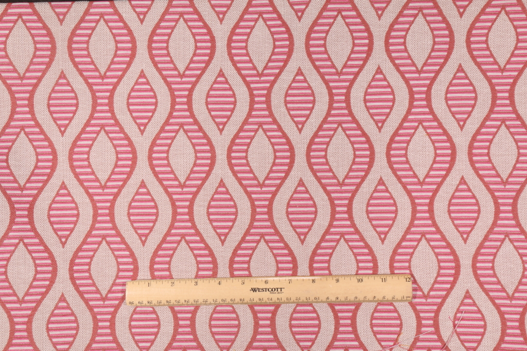 7/8 Yard Hamilton Upholstery Fabric in Raspberry
