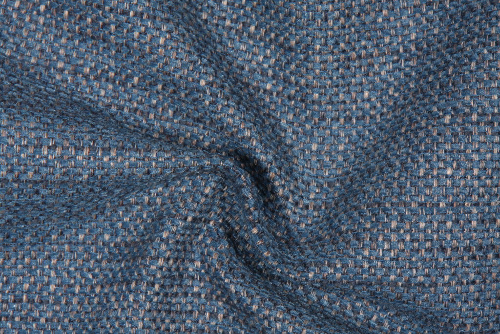 Robert Allen Texture Mix BK Basketweave Upholstery Fabric in Aegean