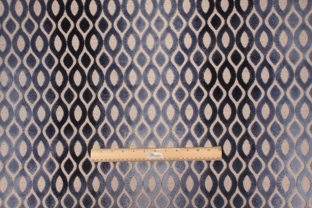 Hamilton Synergy Velvet Upholstery Fabric in Bluestone