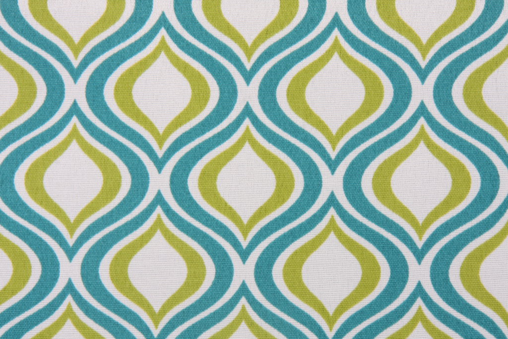 Richloom Solarium Zinger Outdoor Fabric in Peacock