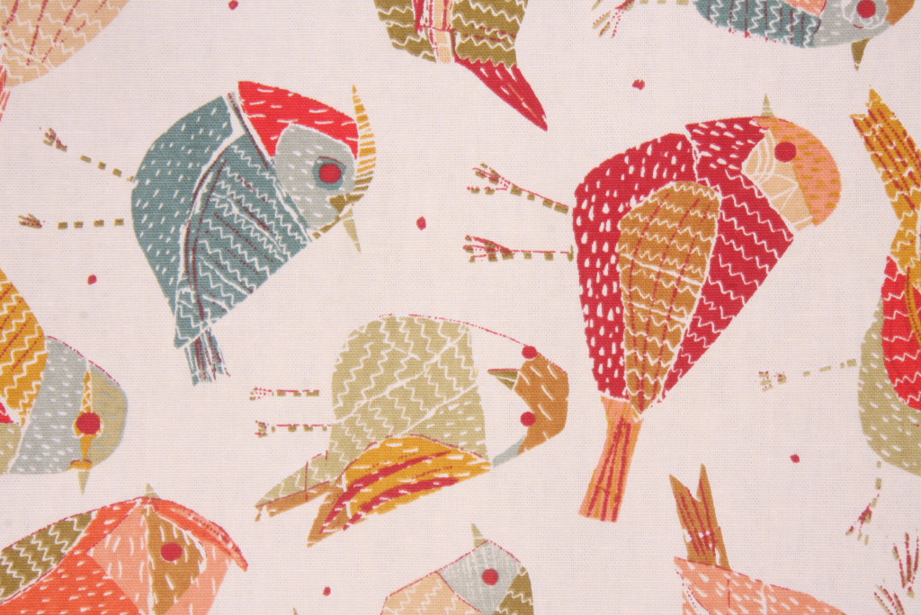 Sale 50 Off Fabrics Richloom Birds Printed Cotton Drapery Fabric