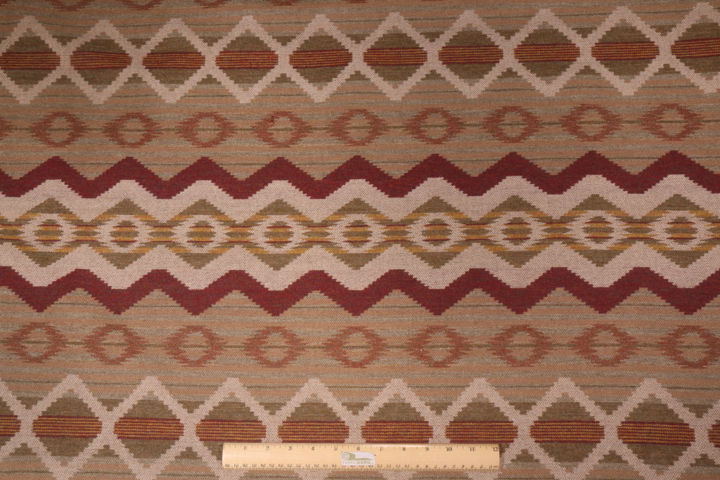 Southwestern Wool Tapestry Upholstery Fabric