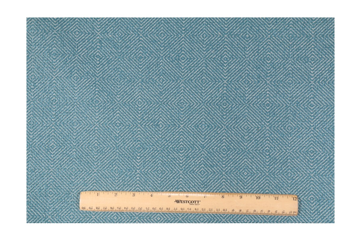 7.2 Yards Chenille Upholstery Fabric in Teal