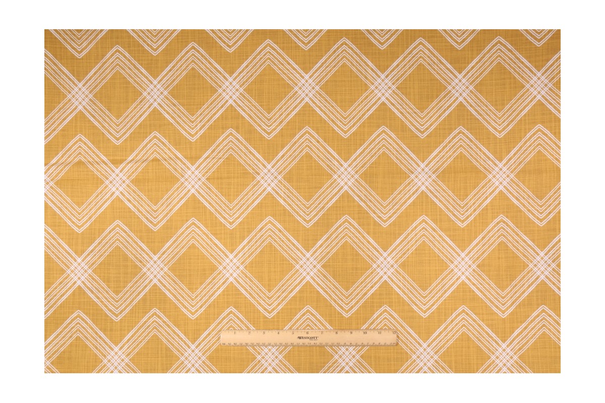 Premier Prints Colton Printed Slub Cotton Canvas Drapery Fabric in Tuscan