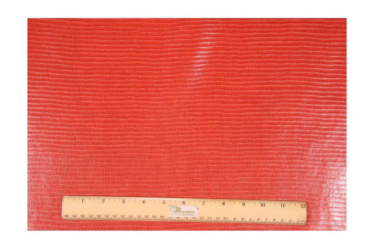 Bay Street Textured Vinyl Upholstery Fabric in Orange