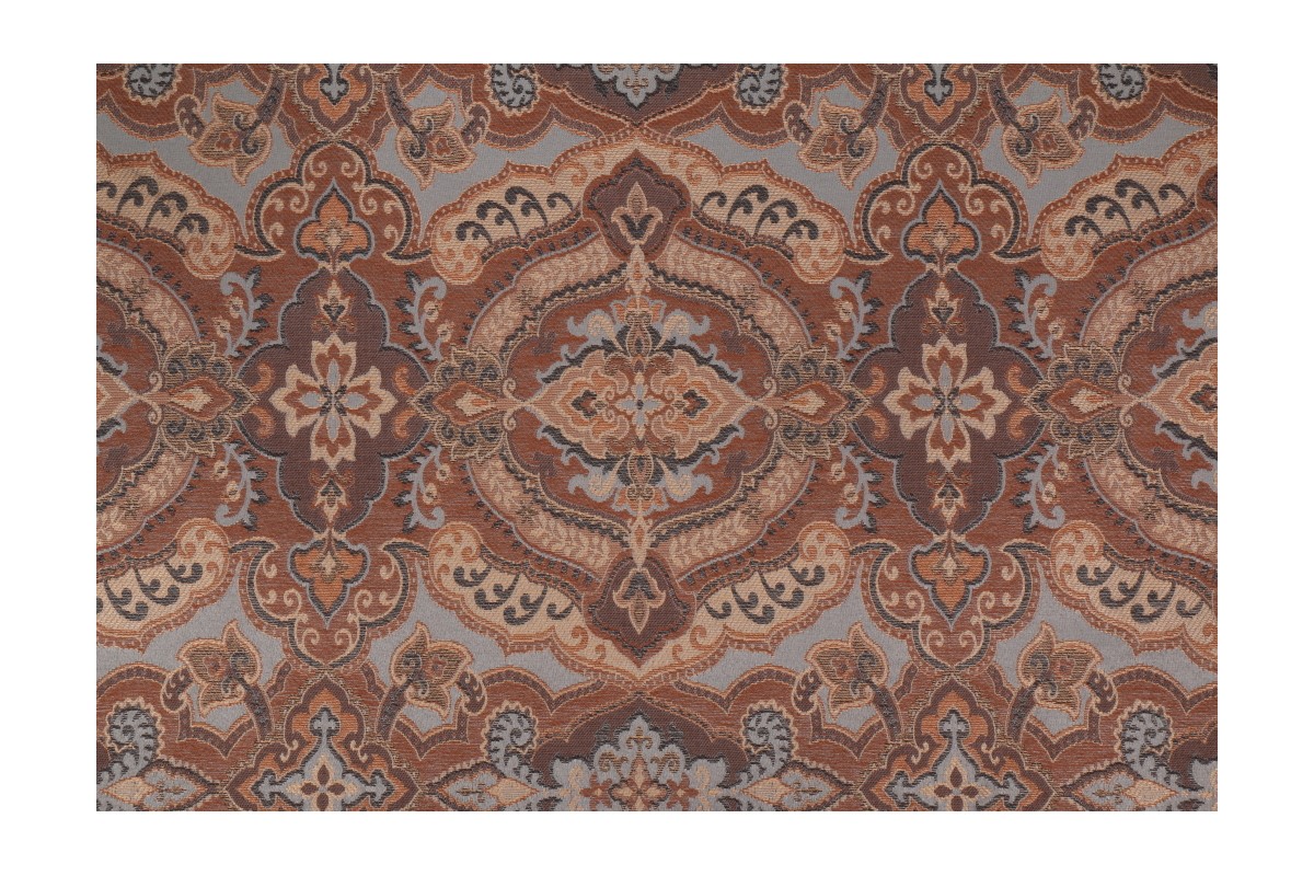 Robert Allen Tapestry Upholstery Fabric in Bluestone