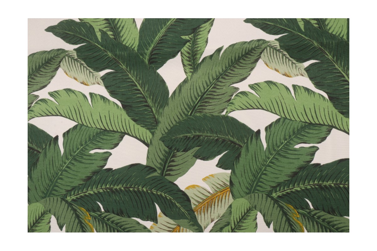 Tommy Bahama Swaying Palms Printed Polyester Outdoor Fabric in Aloe