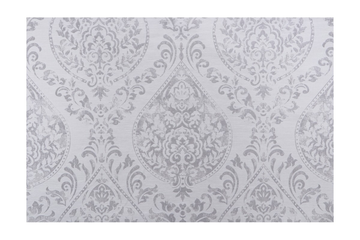 Valiant Fabrics Cynthia Damask Upholstery Fabric in Silver