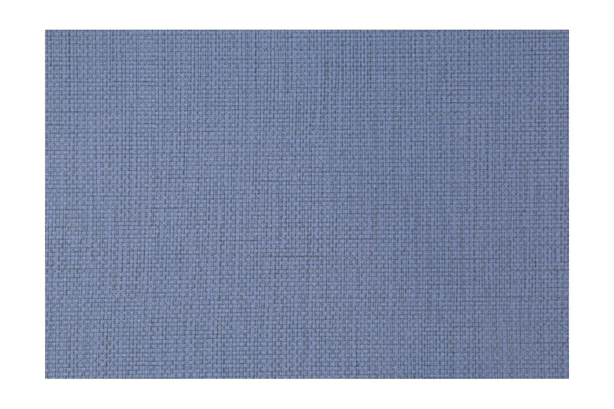 Crosshatch Vinyl Upholstery Fabric in Blue