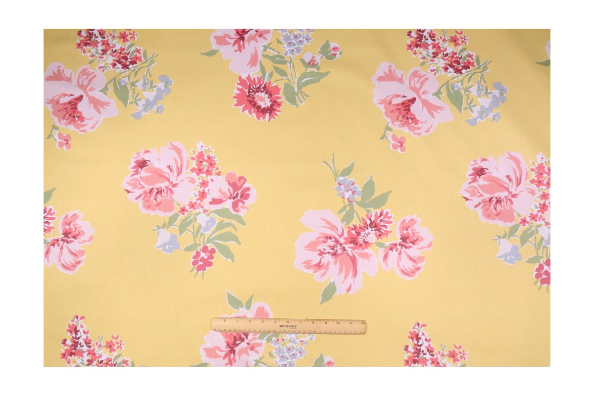 Robert Allen Madcap Cottage Isleboro Eve Printed Cotton Drapery Fabric