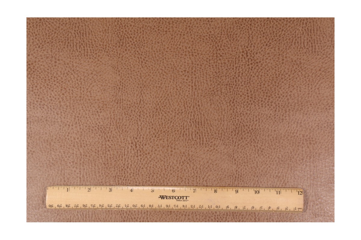 Austin Bonded Leather Upholstery Fabric in Moccasin