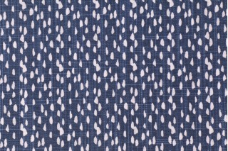 Premier Prints Riverbed - Slub Canvas Printed Cotton Drapery Fabric in Regal Navy 