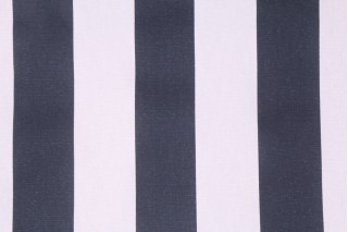 Premier Prints Vertical Printed Cotton Drapery Fabric in Blue White 