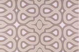 HGTV Home Turtle Shell Printed Cotton Drapery Fabric in Quartz 