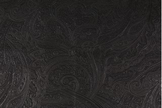 Richloom Valpariso Embossed Vinyl Upholstery Fabric in Black 