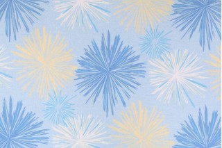 Mill Creek Pollaca Printed Polyester Outdoor Fabric in Cornflower 