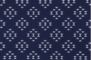 Richloom Dart Printed Polyester Outdoor Fabric in Nautical 