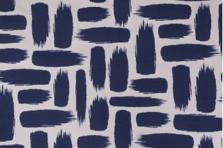 Richloom Baja Printed Polyester Outdoor Fabric in Nautical 