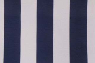 Richloom Cabana Printed Polyester Outdoor Fabric in Navy 