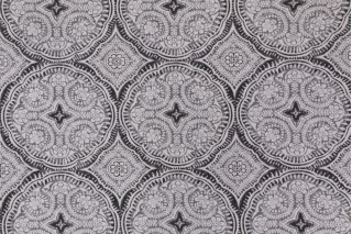 Richloom Besetta Printed Polyester Outdoor Fabric in Stone 