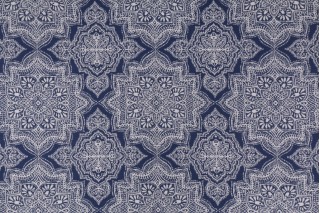 Covington Curacao Woven Polypropylene Outdoor Fabric in 557 Dark Denim 