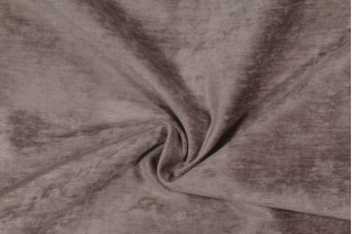 Crypton Lush High Performance Velvet Chenille Upholstery Fabric in Linen 