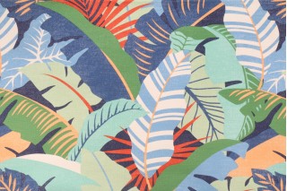 Tommy Bahama Palma Linda Printed Cotton Drapery Fabric in Mangrove 