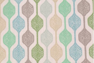 Waverly Handywork Embroidery Drapery Fabric in Spring 