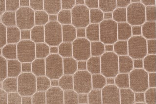 Beacon Hill Pave Velvet Upholstery Fabric in Fawn 