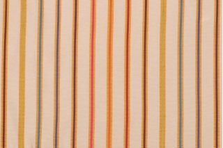 Onyx Age Satin Stripe Wilk Decorator Fabric in Multi 