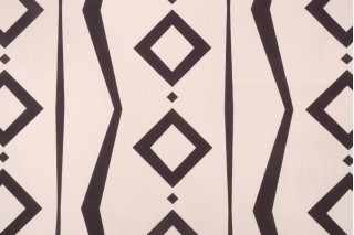 Hamilton Tonga Printed Cotton Drapery Fabric in Ink 