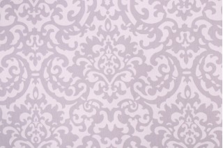 Waverly Duncan Printed Cotton Drapery Fabric in Sterling 