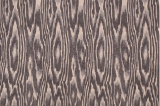Kaufmann Batam Printed Drapery Fabric in Pewter 