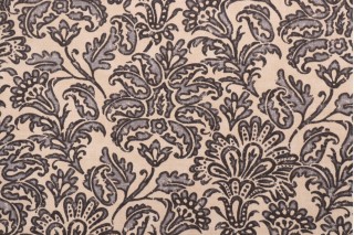 Tommy Bahama Batiking Printed Polyester Outdoor Fabric in Noir 