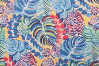 PK Lifestyles Beach Access Printed Polyester Outdoor Fabric in Calypso 