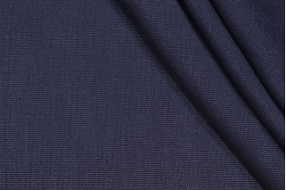 Kaufmann Slubby Linen Woven Decorator Fabric in Navy 
