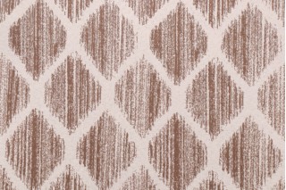 Solartex Brushed Diamond Jacquard Woven Polyester Outdoor Fabric in Taupe 