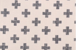 Novogratz Umbria Printed Chenille Upholstery Fabric in Fossil 