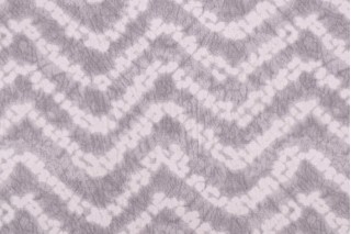 Waverly Color Waves Printed Cotton Drapery Fabric in Silver 