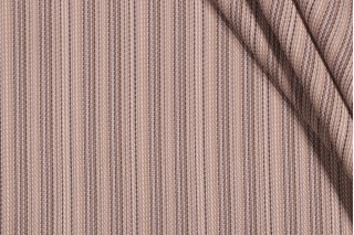 Woven Stripe Woven Outdoor Fabric in Saddle 