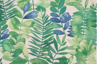 Kaufmann Bay Breeze Printed Cotton Drapery Fabric in Fiesta 