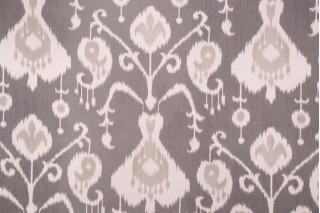 Magnolia Home Java Printed Cotton Drapery Fabric in Pewter