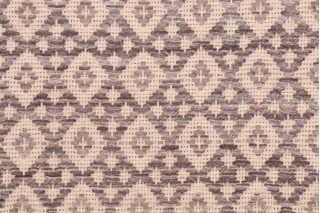 PK Lifestyles Andes Diamond Woven Decorator Fabric in Smoke 