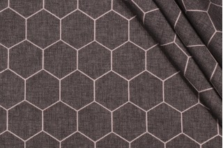 Richloom Companion Woven Decorator Fabric in Charcoal 