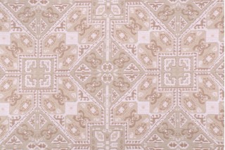 Crypton Arina High Performance Chenille Tapestry Upholstery Fabric in Fawn 