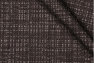 Clarence House Coco Woven Polyester Outdoor Fabric in Coal 